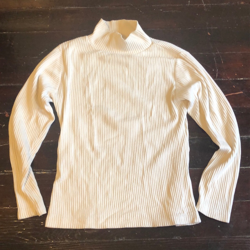 Casual Corner Women’s Cream Turtleneck Sz S